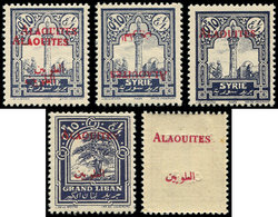 ** ALAOUITES 22 : 0p.10 Violet, 5 Variétés Différentes, TB - Other & Unclassified