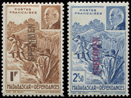 ** MADAGASCAR 229/30 : Pétain Surch. SPECIMEN, TB - Other & Unclassified