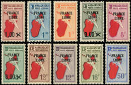 ** MADAGASCAR PA 45/54 : Série FRANCE LIBRE, TB - Other & Unclassified