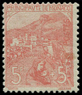 * MONACO 33 : 5f. + 5f. Rose Sur Verdâtre, TB - ...-1885 Prephilately