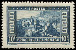 * MONACO 133 : 10f. Bleu, TB - ...-1885 Prephilately