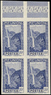 ** REUNION 129a : 10c. Outremer, BLOC De 4 NON DENTELE Bdf, TB - Sonstige & Ohne Zuordnung