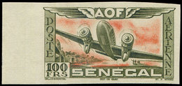 ** SENEGAL PA 30 : 100f., Essai De Couleur En Vert-gris Et Orange, NON DENTELE, TB - Other & Unclassified