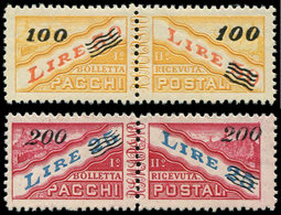 ** SAINT MARIN Colis Px 33/34 : 100l. S. 50l. Et 200l. S. 25l., TB - Parcel Post Stamps
