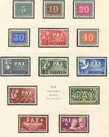 * SUISSE 405/17 : Série Pax, Sur FA, TB - 1843-1852 Federal & Cantonal Stamps