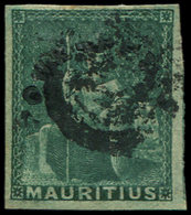 ILE MAURICE 11 : Vert, Oblitéré, TB. C - Mauritius (...-1967)