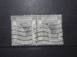 VEND BEAUX TIMBRES DE HONG-KONG N° 184 EN PAIRE !!! - Used Stamps