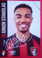 Junior Stanislas ( English Footballer) - Autógrafos