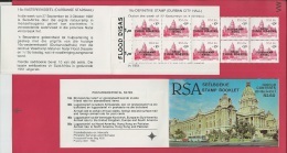 SOUTH AFRICA, 1987, MNH, Booklet 1, Flood Disaster Natal , Sa635, F 3778 - Postzegelboekjes