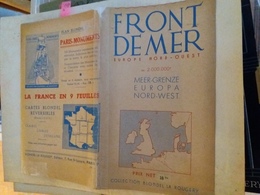 389 A - CARTE FRONT DE MER EUROPE NORD OUEST- échelle 1/2000000 - 1941 - Blondel La Rougery - Léger Défaut Pochette - Maps/Atlas