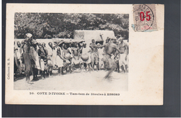 Cote D'Ivoire Tam-Tam De Dioulas à Koroko 1915 Old Postcard - Côte-d'Ivoire