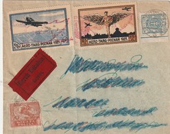 Pologne  Lette Meeting Aerien 1921 - Cartas & Documentos