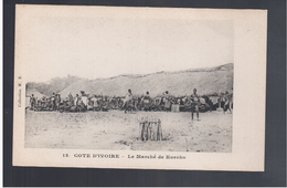 Cote D'Ivoire Le Marché De Koroko  Ca 1910 Old Postcard - Côte-d'Ivoire