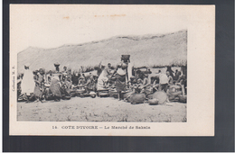 Cote D'Ivoire Le Marché De Sakala  Ca 1910 Old Postcard - Côte-d'Ivoire