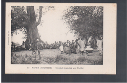 Cote D'Ivoire Grand Marché De Niellé Ca 1910 Old Postcard - Côte-d'Ivoire