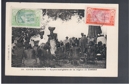 Cote D'Ivoire Types Indigènes De La Région De Koroko  1918 Old Postcard - Côte-d'Ivoire