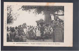 Cote D'Ivoire Types Indigènes De La Région De Koroko  Ca 1910 Old Postcard - Côte-d'Ivoire