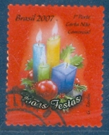 BRAZIL 2007 -  CHRISTMAS -  1v  USED - Gebruikt