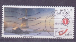 België - Duostamp  - Windmolen - Zonder Papierresten - Gebraucht