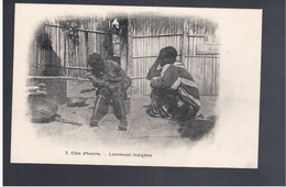 Cote D'Ivoire Lavement Indigène Ca 1905 Old Postcard - Côte-d'Ivoire