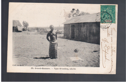 Cote D'Ivoire Grand- Bassam - Type Krowboy, Adulte 1907 Old Postcard - Côte-d'Ivoire