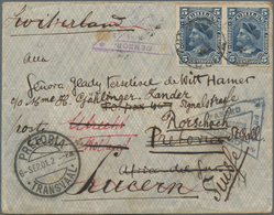 Nachlässe: 1890er-1960 Ca.: Kleiner Nachlass Mit Ca. 30 Briefen, Karten Und Ganzsachen Aus Aller Wel - Lots & Kiloware (min. 1000 Stück)