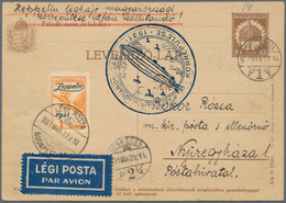 Nachlässe: BELEGE-PARTIE WELTWEIT - Schachtel Mit U.a. Zeppelinpost, Dt.Reich Gebrauchten Auslandska - Lots & Kiloware (mixtures) - Min. 1000 Stamps