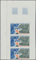 Afar Und Issa: 1976, Centenary Of Telephone, Airmail 200fr., 17 Imperforate Stamps, Mint Never Hinge - Autres & Non Classés