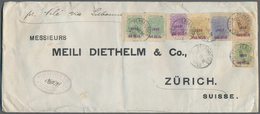 Brasilien: 1898-99: Nine Printed Envelopes From Pernambuco Or Rio To Amstein/Dietheim In Zurich, Swi - Brieven En Documenten