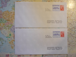 2 Enveloppes Neuves PAP Réponse Sauvegarde Retraite - Listos Para Enviar: Respuesta /Beaujard
