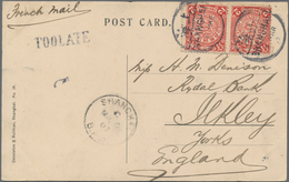 China: 1898/1913 (ca.), Picture Post Cards (10) At The 4 C. Rate In Various Combinations Of Coiling - Other & Unclassified