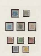 China - Shanghai: 1865/93, Collection Mint And Used Mounted On Pages, A.o. 23 Large Dragons Inc. Pai - Autres & Non Classés