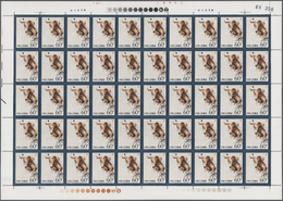 China - Volksrepublik: 1979, Tigers (T40) And Sceneries Of Taiwan (T42), Both Fifty Complete Sets In - Other & Unclassified