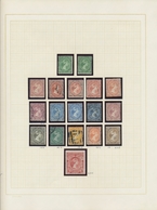 Falklandinseln: 1878-1990's: Collection Of Mint And Used Stamps Plus Several Covers (modern) On Page - Falklandeilanden