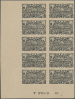 Französisch-Guyana: 1904, Defintives "Pictorials", 5fr. Palm Trees, Essay In Black On Yellowish Ungu - Nuevos