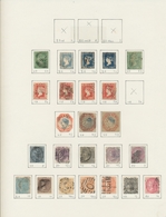 Indien: 1854-1989 Collection Of Mostly Used Stamps, From 10 Lithographs (three 4a., Cut-to-shape) An - 1854 East India Company Administration