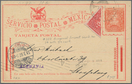 Mexiko: 1895/1970, Accumulation Of About 859 Covers And Cards Comprising Stationery Cards Used And U - Mexiko
