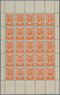 SCADTA - Ausgaben Für Kolumbien: 1921/1929, Collection Of 16 Different Complete (folded) Sheets Of 2 - Colombie