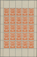 SCADTA - Ausgaben Für Kolumbien: 1921/1929, Collection Of 16 Different Complete (folded) Sheets Of 2 - Colombia