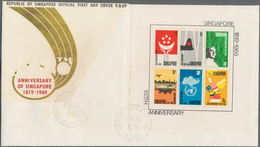 Singapur: 1948/2012, FDC Collection In 12 Cover Books. Inc. FDC Of S/s #1, 2 And Of 1971 Singapore P - Singapur (...-1959)