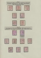 Griqualand-West: 1877-1879 REVENUES: Collection Of More Than 200 Stamps, Mint And Used, 11 Of Them O - Griqualand Ouest (1874-1879)