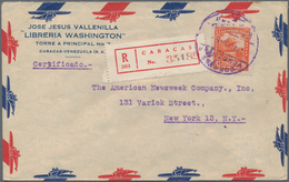 Venezuela: 1925/1960 (ca.): Accumulation Of 463 Covers Most Of Them Airmail Covers, Some Registered - Venezuela