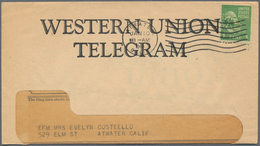 Vereinigte Staaten Von Amerika - Besonderheiten: 1920/57, Perfins: 41 Covers Inc. Some Uprated Stati - Andere & Zonder Classificatie