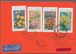 Vietnam-Nord (1945-1975): 1974/76, 29 Covers Addressed To Oxford, Great Britain, Mostly Express Airm - Vietnam
