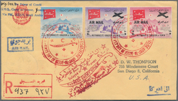 Asien: Gulf States, 1957/2000 (ca.): Dubai 1967/72 (7), Quatar 1957/73 (5), Oman 1971(cover/FDC), Ye - Sonstige - Asien