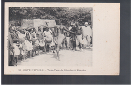 Cote D'Ivoire Tam-Tam De Dioulas à Koroko Ca 1910 Old Postcard - Côte-d'Ivoire