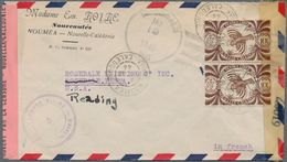 Französische Kolonien: 1939/1945, CENSOR WWII: Valuable Lot With Ca.30 Censored Covers, Comprising M - Sonstige & Ohne Zuordnung
