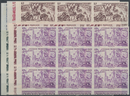 Französische Kolonien: 1946, Omnibus Issue "Du Chad A Rhin" Imperforate, Guyana Complete Complete Se - Other & Unclassified