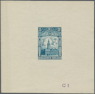 Belgien: 1928, Tuberculosis Fighting, 5fr.+5fr. "Leuven University", Set Of 20 Epreuves In Different - Sammlungen