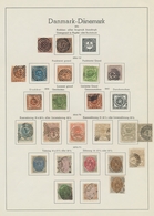 Dänemark: 1851/1980 (ca.), Fine Used Collection In A Lighthouse Binder, From A Nice Classic Section, - Gebraucht